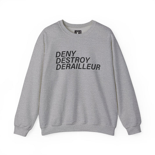 DENY DESTROY DERAILLEUR Crewneck Sweatshirt