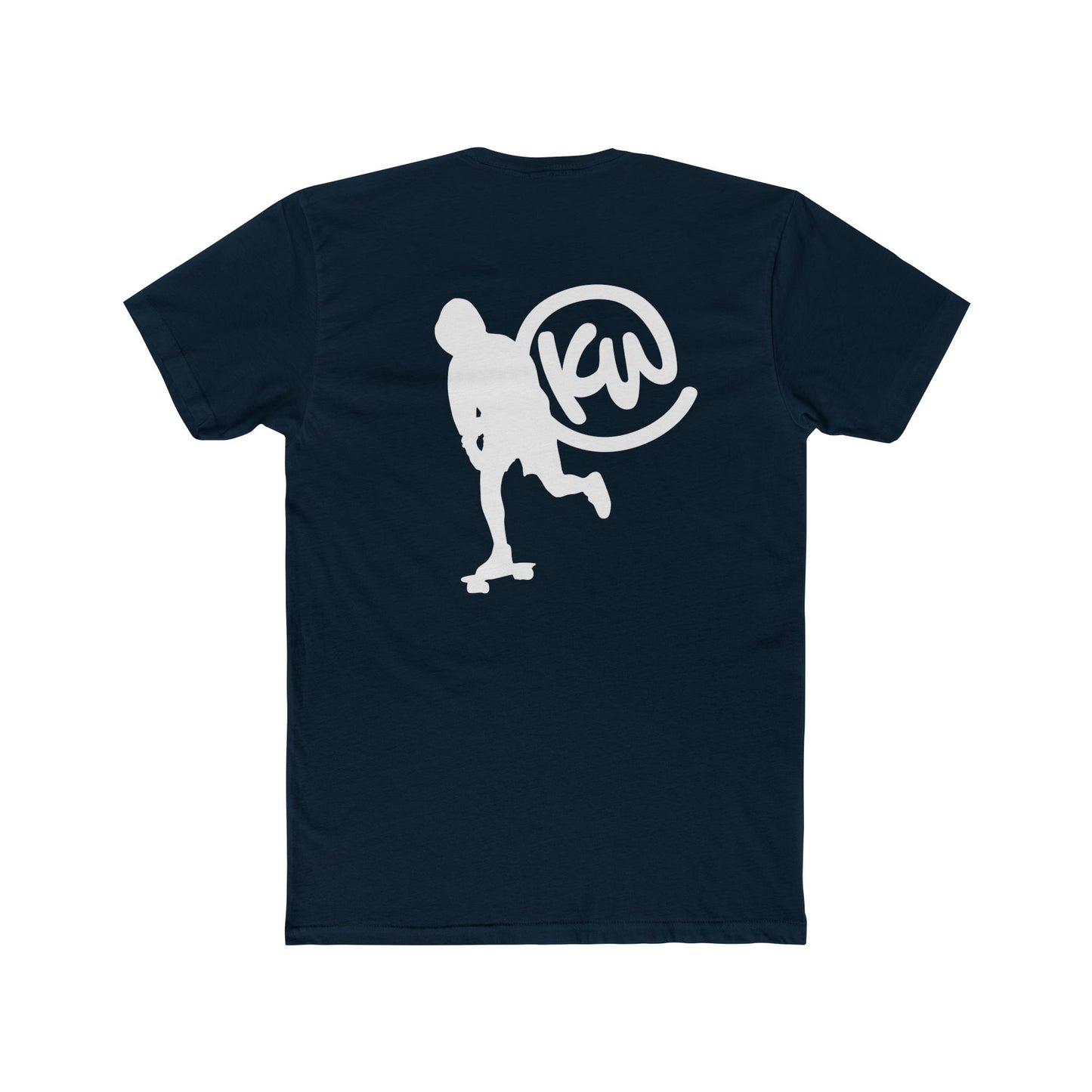 KW Skate Push Cotton T-Shirt - Midnight Navy