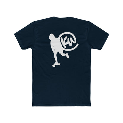 KW Skate Push Cotton T-Shirt - Midnight Navy