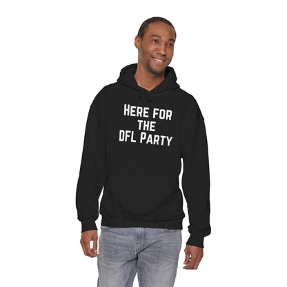 HERE FOR THE DFL PARTY Pullover Hoodie