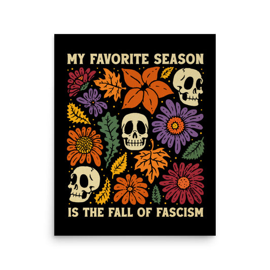 Fall Of Fascism Poster