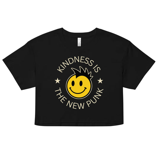 Kindness Is The New Punk Crop Top