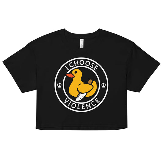 I Choose Violence Crop Top